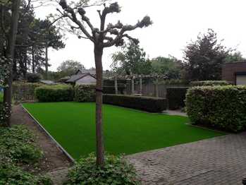 Kunstgras achtertuin in Westerlo